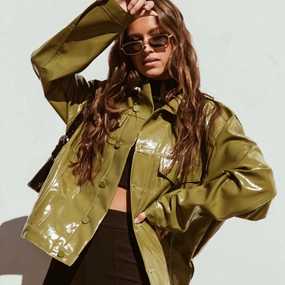 Princess Polly Starboy Jacket in Green